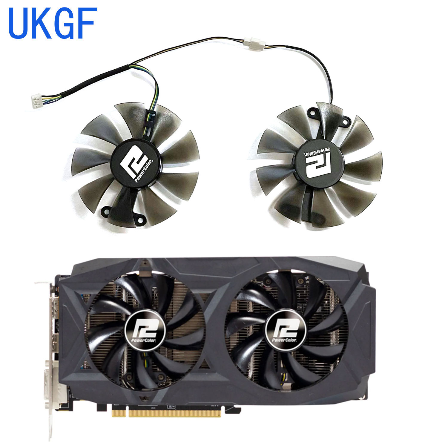 Rx 580 8Gb 2048Sp Gpu - Nowy wentylator zamienny DIY 85MM 4PIN
