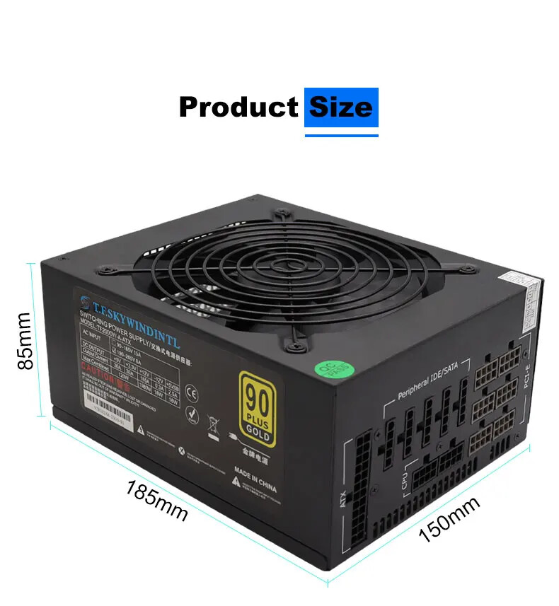 Zasilacz 2000W Gold ATX do kop – 2000W Atx Mining Power Supply recenzja i cena