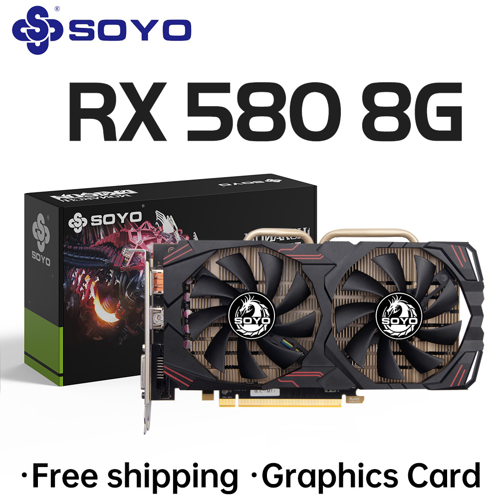 Karta graficzna SOYO AMD Radeo – Rx 580 8Gb 2048Sp Gpu recenzja i cena