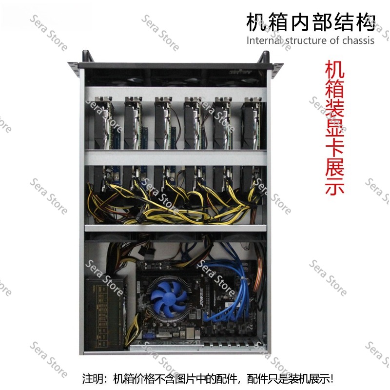 Obudowa 4U na wiele kart grafi – 8 Gpu 4U Server Chassis recenzja i cena